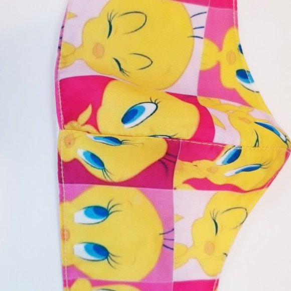 3x custom face mask Tweety canary bird wb cartoon - Picture 9 of 15
